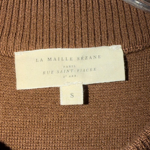 Sezane Cory Jumper Brown - Size S - Picture 6 of 6
